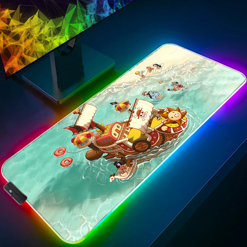 Tablet Accessories Keyboard - RGB LEDマウスパッド オフィスデスクマット ワンピース コンピューターゲーム マウスパッド