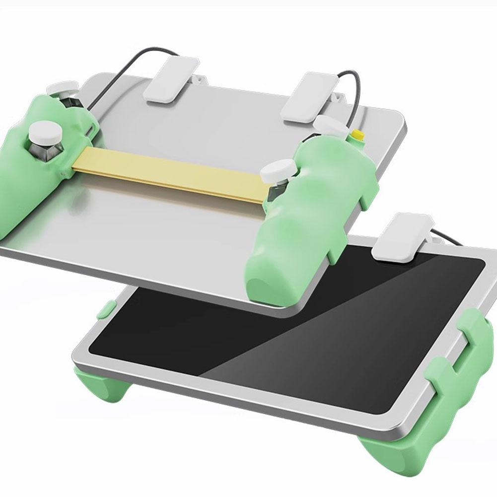 Tablet Gaming Accessories - V4/6/8フィンガートリガーゲームコントローラー、モバイルタブレットゲームジョイスティック、フライングフィッシュV4/V6/V8対応、カスタマイズボタン付き