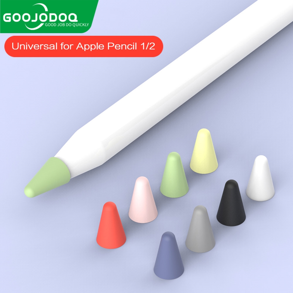 Tablet Accessories Choice Store - IPadと互換性のある交換用シリコンペン先,Apple Pencil,スタイラスペン,第1世代,第2世代,8個