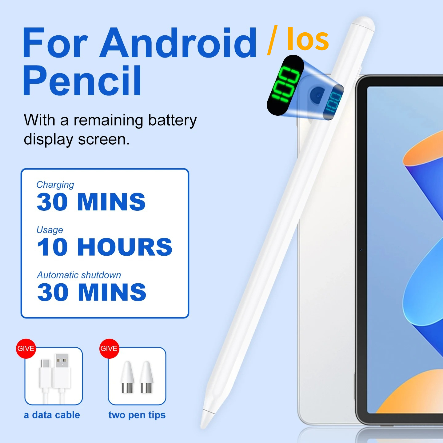 Lenovo Tablet P12 Accessories - スタイラスペン Lenovo P12 P11 M10 Samsung