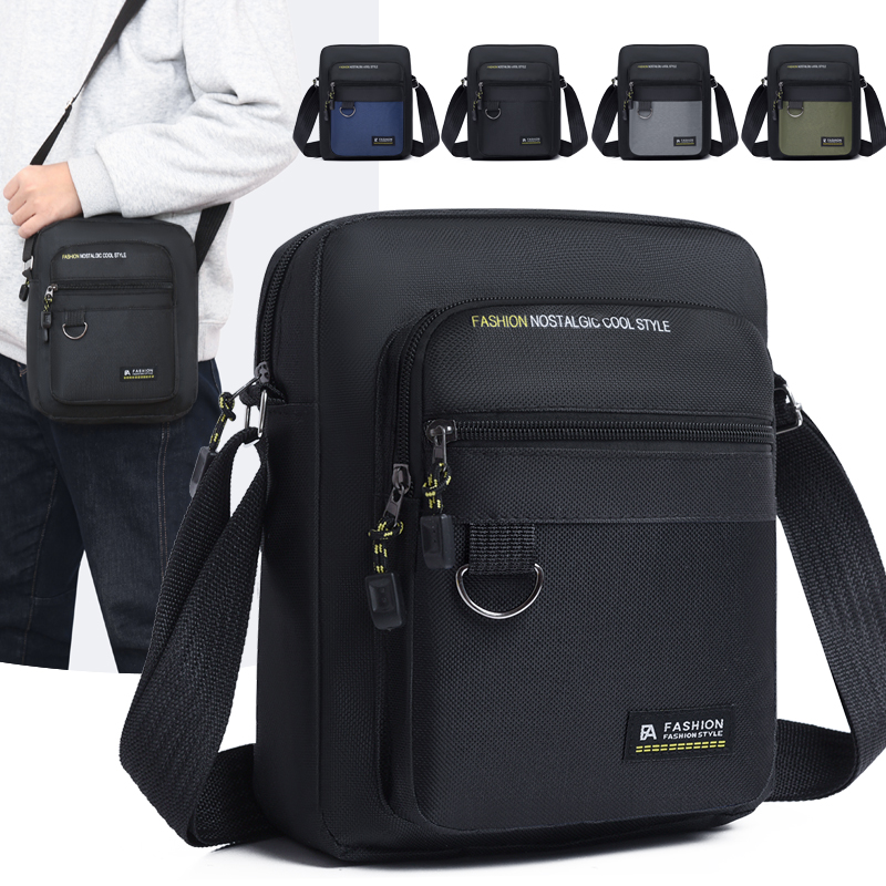 Tablet Shoulder Bag - メンズファッションカジュアルオックスフォードショルダーバッグ軽量エレガントな小型メッセンジャーハンドバッグスタイリッシュな男性用財布
