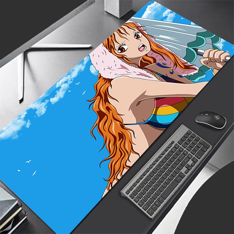 Tablet Accessories Keyboard - マウスパッドワンピース耐久性のあるアニメゲームアクセサリー Gabinete ゲーマー PC コンピュータデスクマット大型 XXL