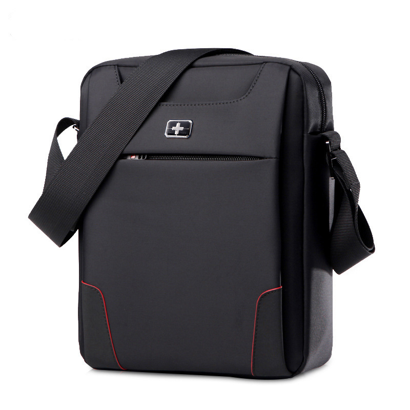Tablet Shoulder Bag - 10.1 インチ iPad バッグスイスマンバッグメンズシングルショルダーバッグ防水メッセンジャーバッグ男性用 2020 バンドレラ