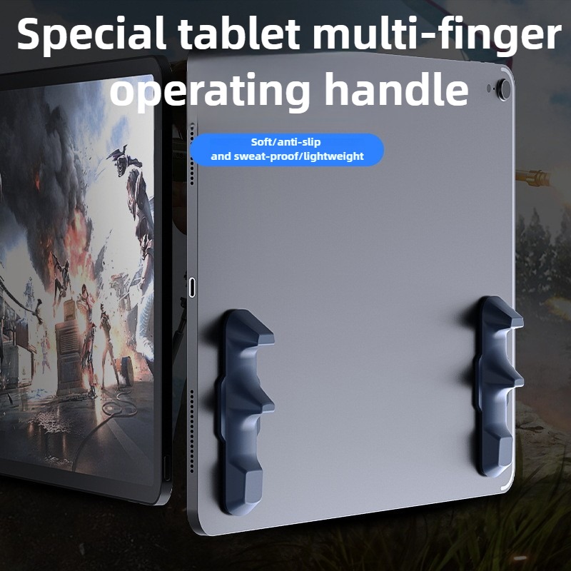Tablet Gaming Accessories - 2 個メモ新しいゲームアクセサリータブレットハンドルシリコングリップ PB01/PB02 PUBG 照準撮影 L1