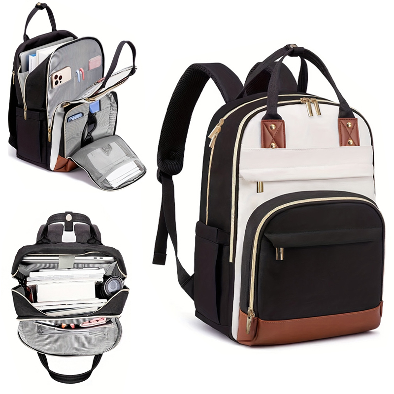 Tablet Shoulder Bag - 航空会社がデザインした調節可能なショルダーストラップ付き女性用マルチカラーバックパック、ダブルコンパートメント、ラップトップとタブレット用バッグ