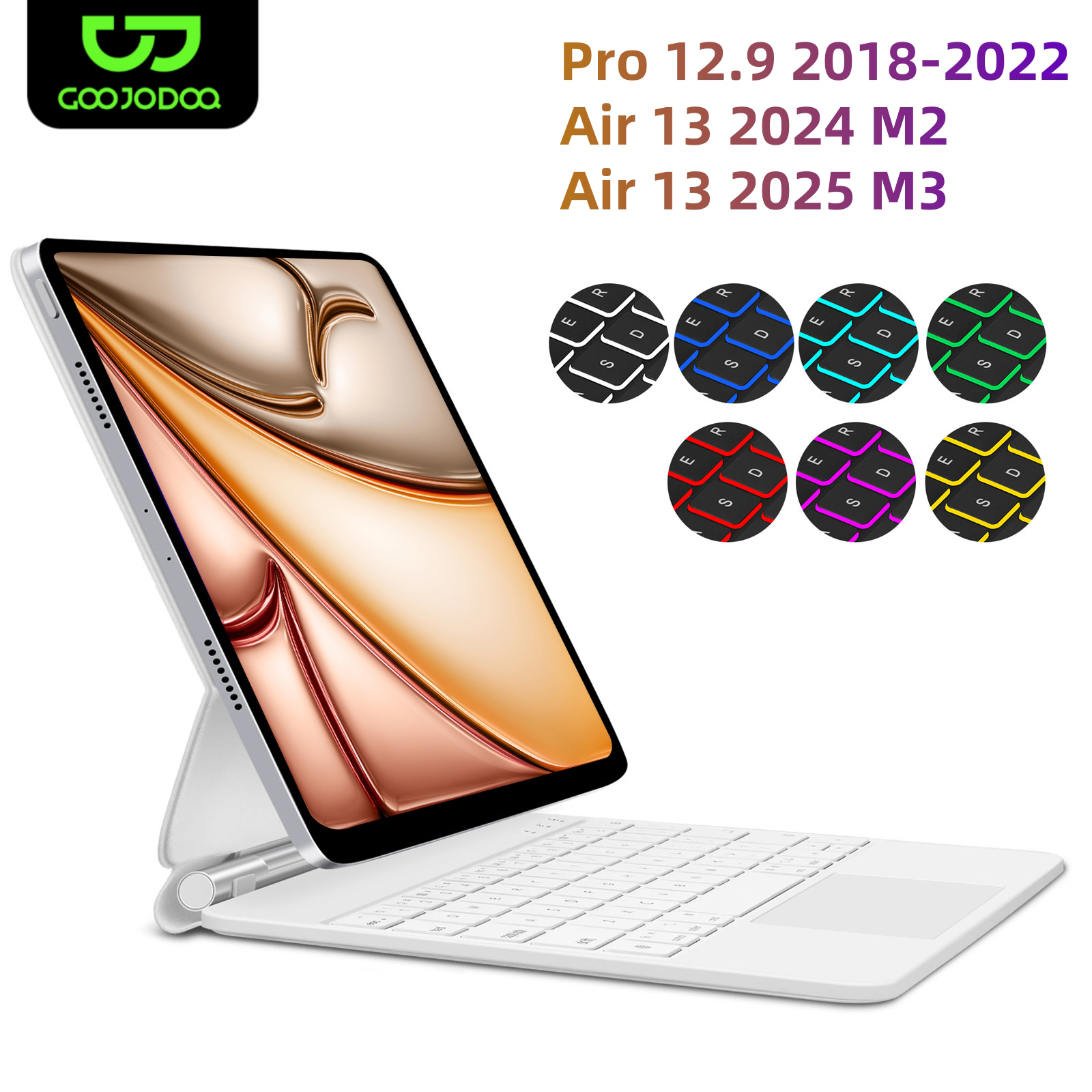 Tablet Accessories Choice Store - GOOJODOQ iPad Air 6 2024 13インチ用マジックキーボードケース、iPad