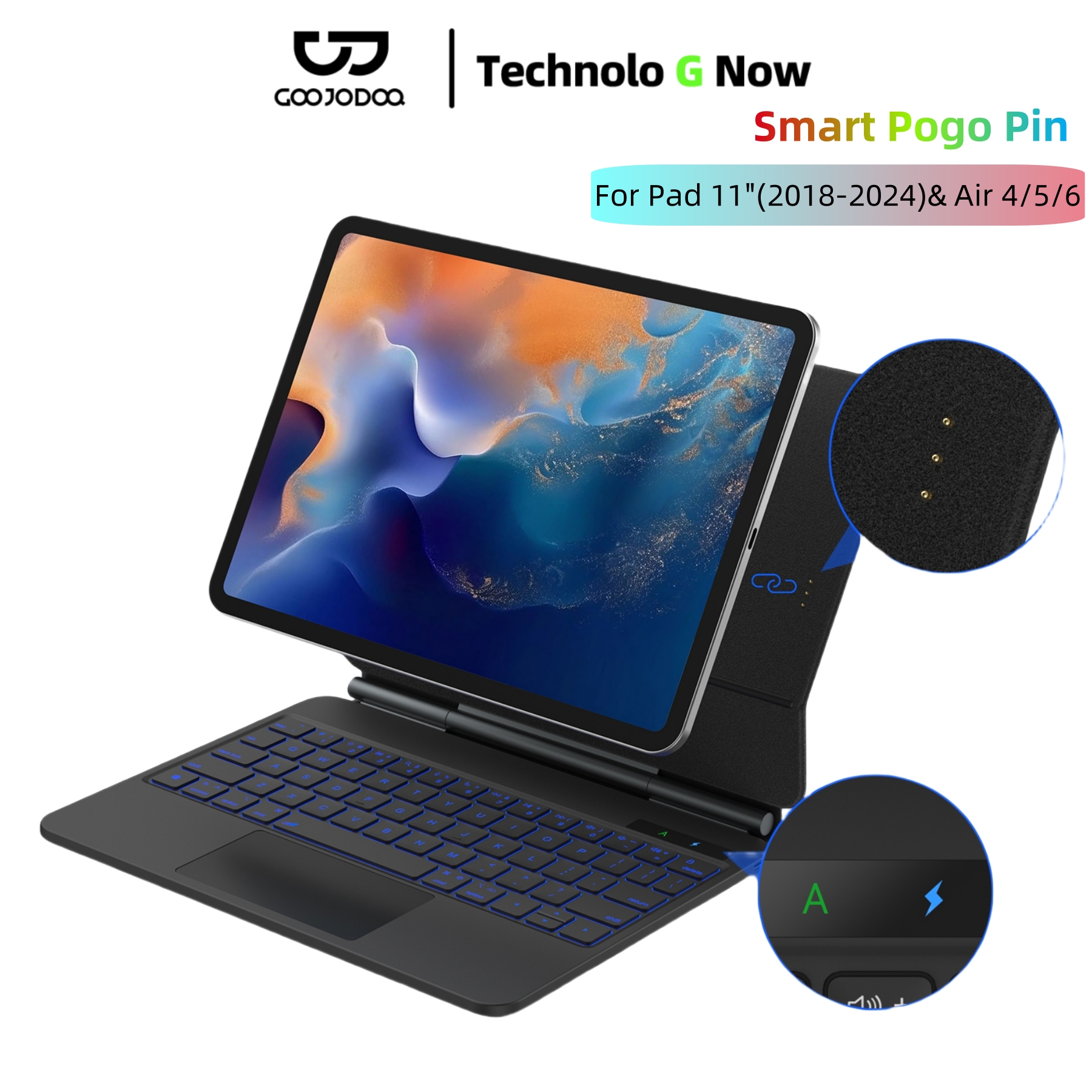 Tablet Accessories Choice Store - スマートポゴピンキーボードケース iPad Air 11 2025 M3
