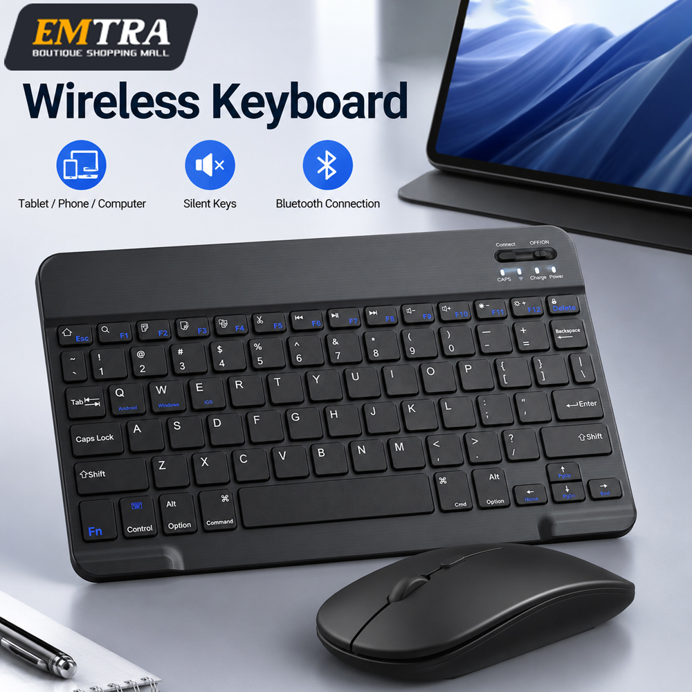 Tablet Accessories Keyboard - Bluetooth ワイヤレスキーボード Android IOS Windows 多言語タブレットキーボードタブレットアクセサリーミニ