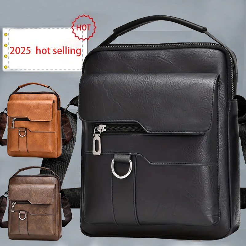 Tablet Shoulder Bag - 男女兼用ニュートラルスタイルショルダーバッグ、シングルストラップ、クロスボディ、ビジネススタイル、バックパック、カジュアルでファッショナブル