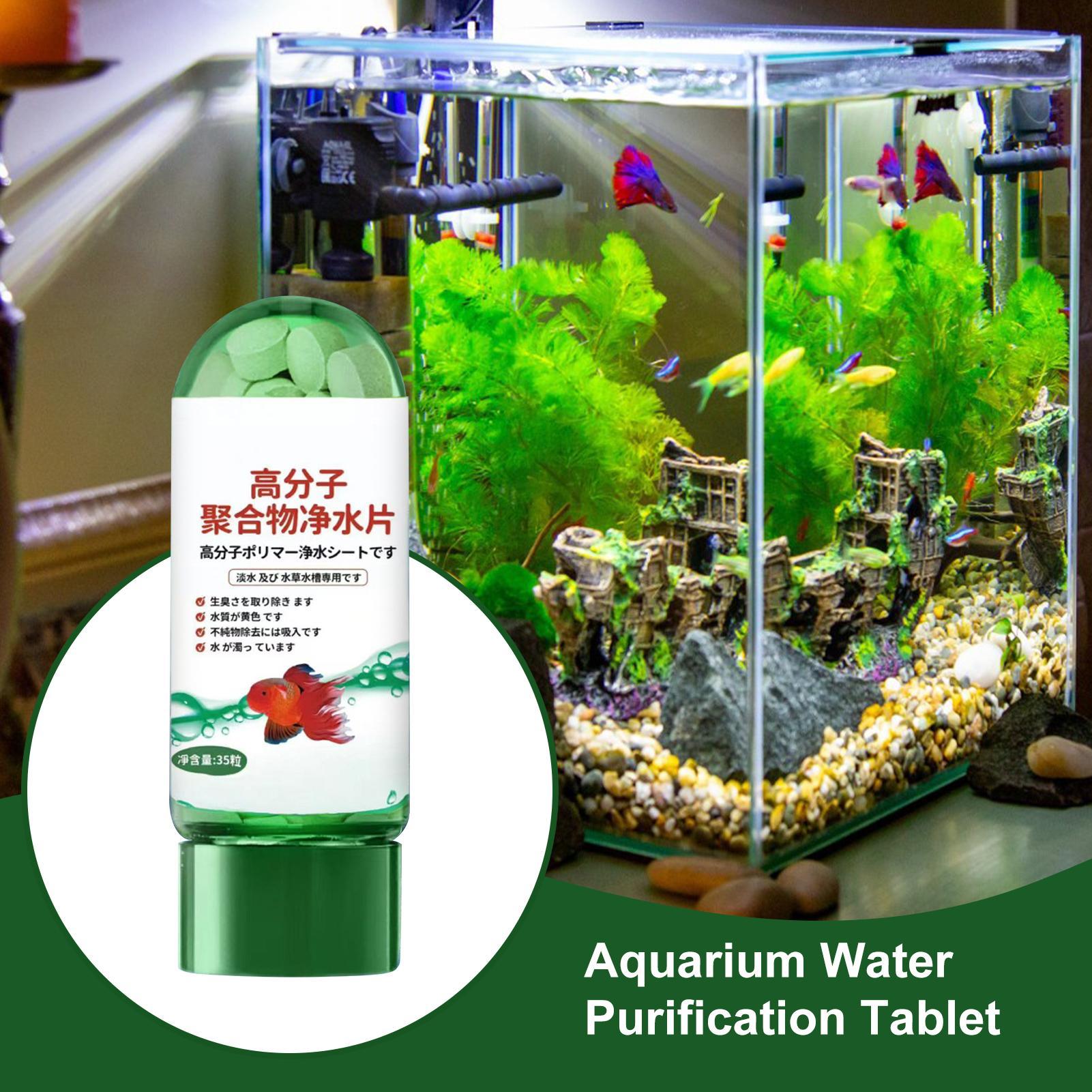 Accessories For Tablet Users - 水浄化タブレット高速水槽水フィルター魚用品水槽タブレット水質改善魚タンクアクセサリー
