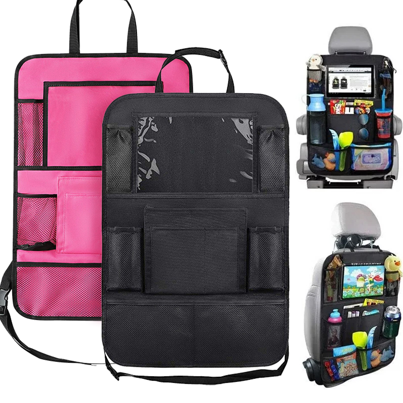 1pc 車後部座席オーガナイザータッチスクリーンタブレットホ - Tablet Cover Accessories のレビューと価格