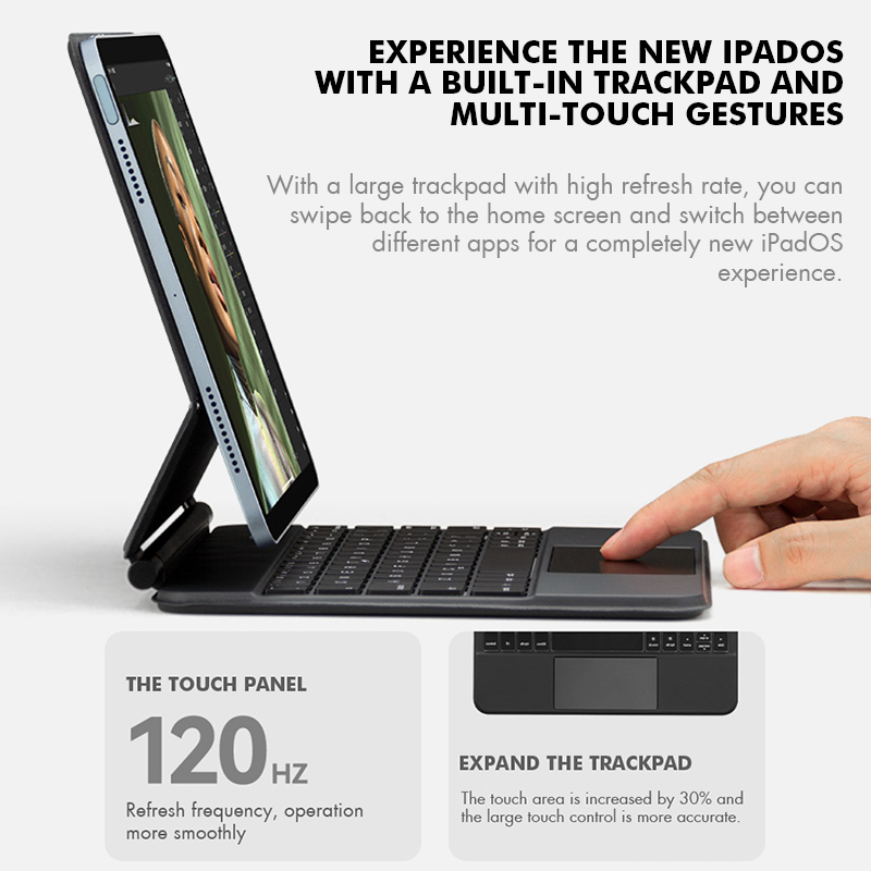 GOOJODOQ バックライトマジックキーボード iPad  - Tablet Accessories Choice Store のレビューと価格
