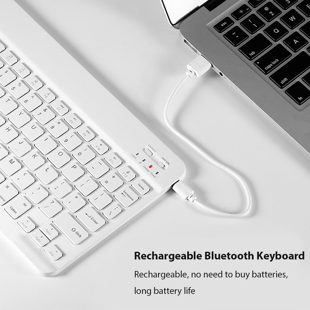 Bluetooth ワイヤレスキーボードユニバーサル携帯電話 - Tablet Accessories Keyboard のレビューと価格