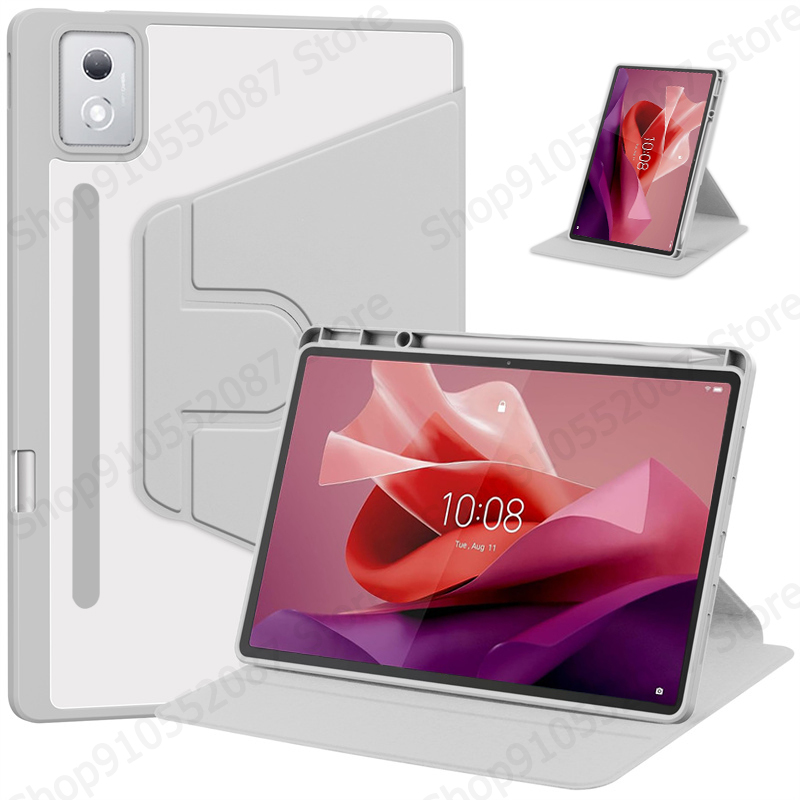 レノボタブ P12 ケースとペンホルダー 360 回転アクリ - Lenovo Tablet P12 Accessories のレビューと価格