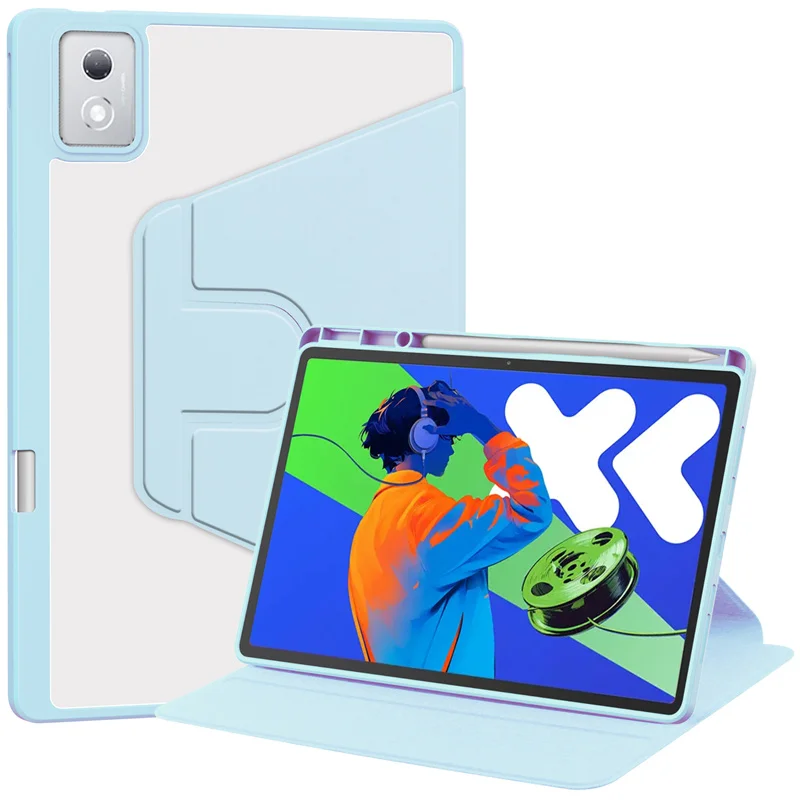 レノボタブ P12 ケースとペンホルダー 360 回転アクリ - Lenovo Tablet P12 Accessories のレビューと価格