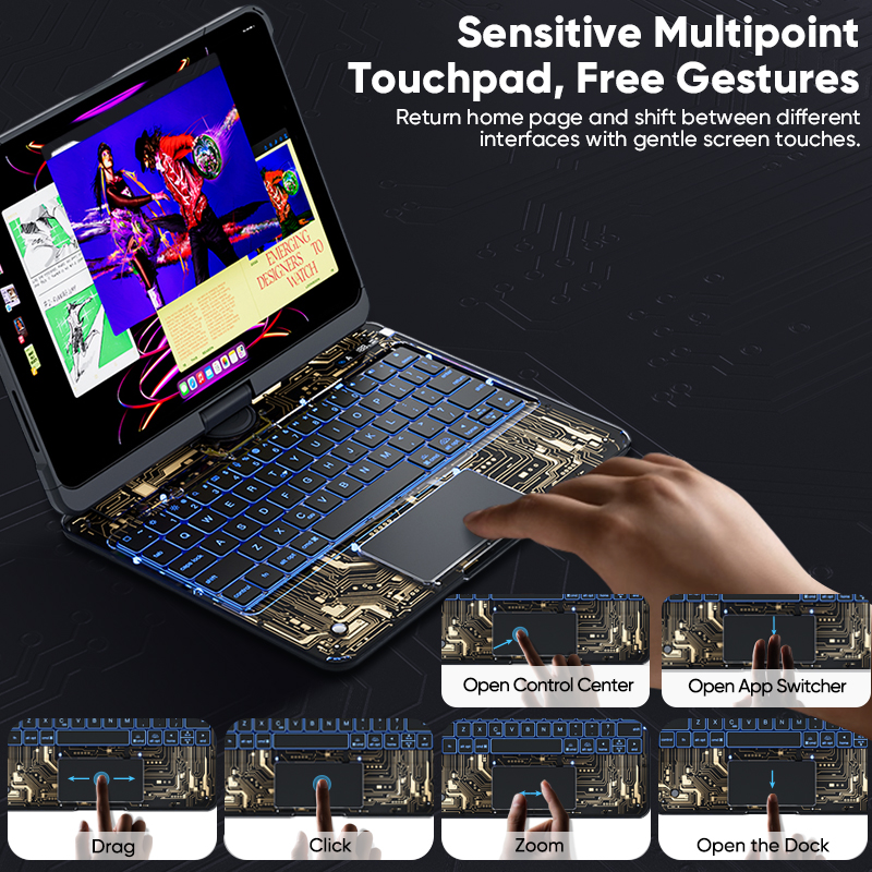 IPad Air 6用マジックキーボード,Pro 11, P - Tablet Accessories Choice Store のレビューと価格