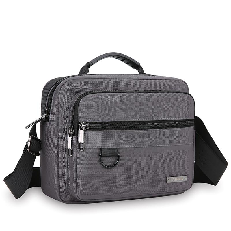 メンズ盗難防止ビジネスショルダーバッグ - 複数のジッパーポ - Tablet Shoulder Bag のレビューと価格