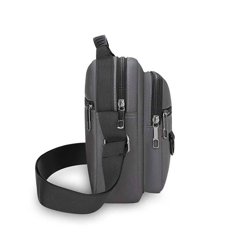 メンズ盗難防止ビジネスショルダーバッグ - 複数のジッパーポ - Tablet Shoulder Bag のレビューと価格