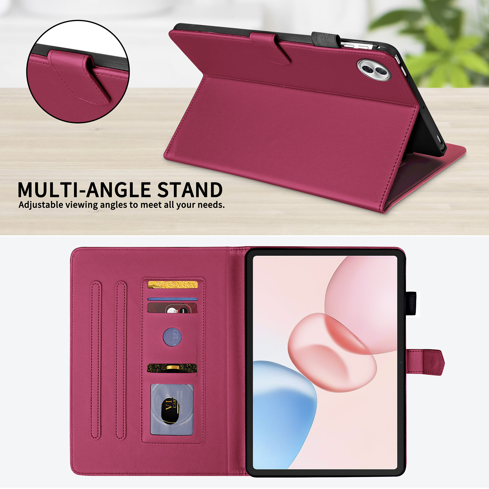 Honor Pad 10 12.1インチ 2025 レザーウ - Tablet Cover Accessories のレビューと価格