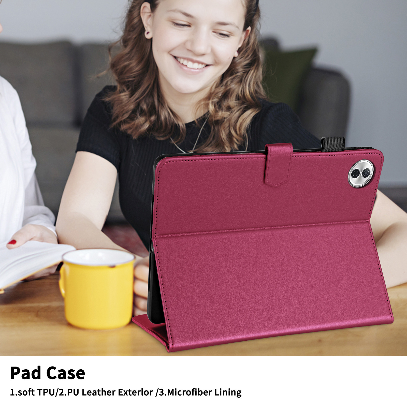 Honor Pad 10 12.1インチ 2025 レザーウ - Tablet Cover Accessories のレビューと価格