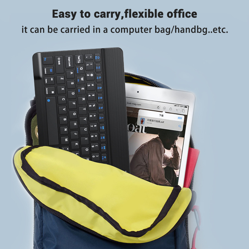 10インチワイヤレスBluetoothミニキーボードiOS電 - Tablet Accessories Keyboard のレビューと価格