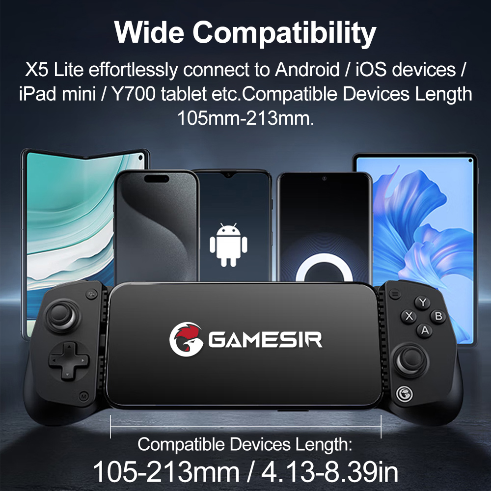 GameSir X5 Liteモバイルゲームコントローラー、 - Tablet Gaming Accessories のレビューと価格