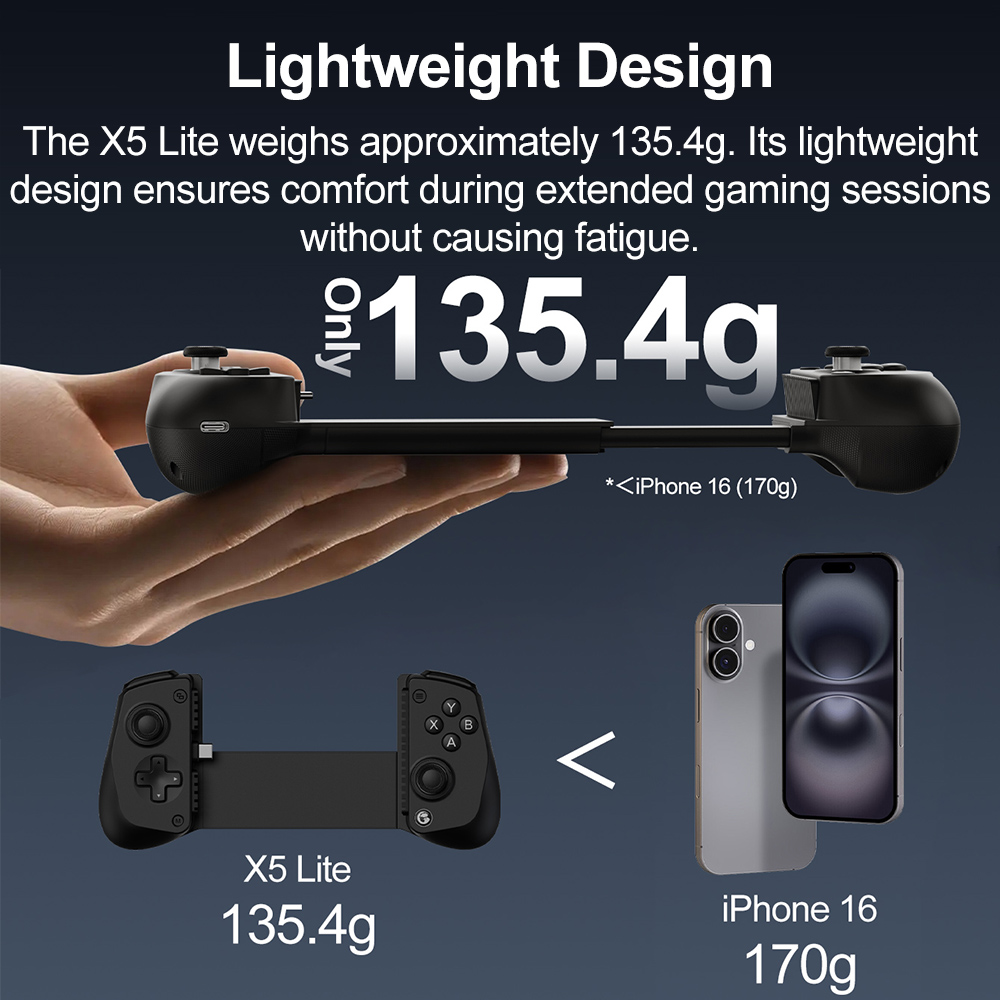 GameSir X5 Liteモバイルゲームコントローラー、 - Tablet Gaming Accessories のレビューと価格