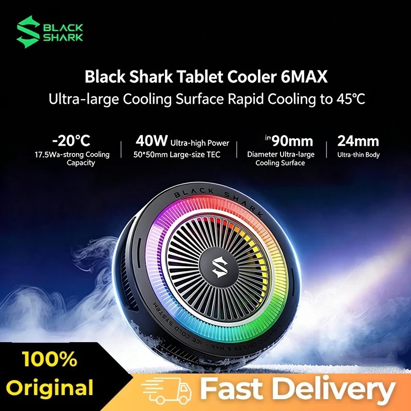BlackShark タブレットクーラー 6Max 磁気半導 - Tablet Gaming Accessories のレビューと価格