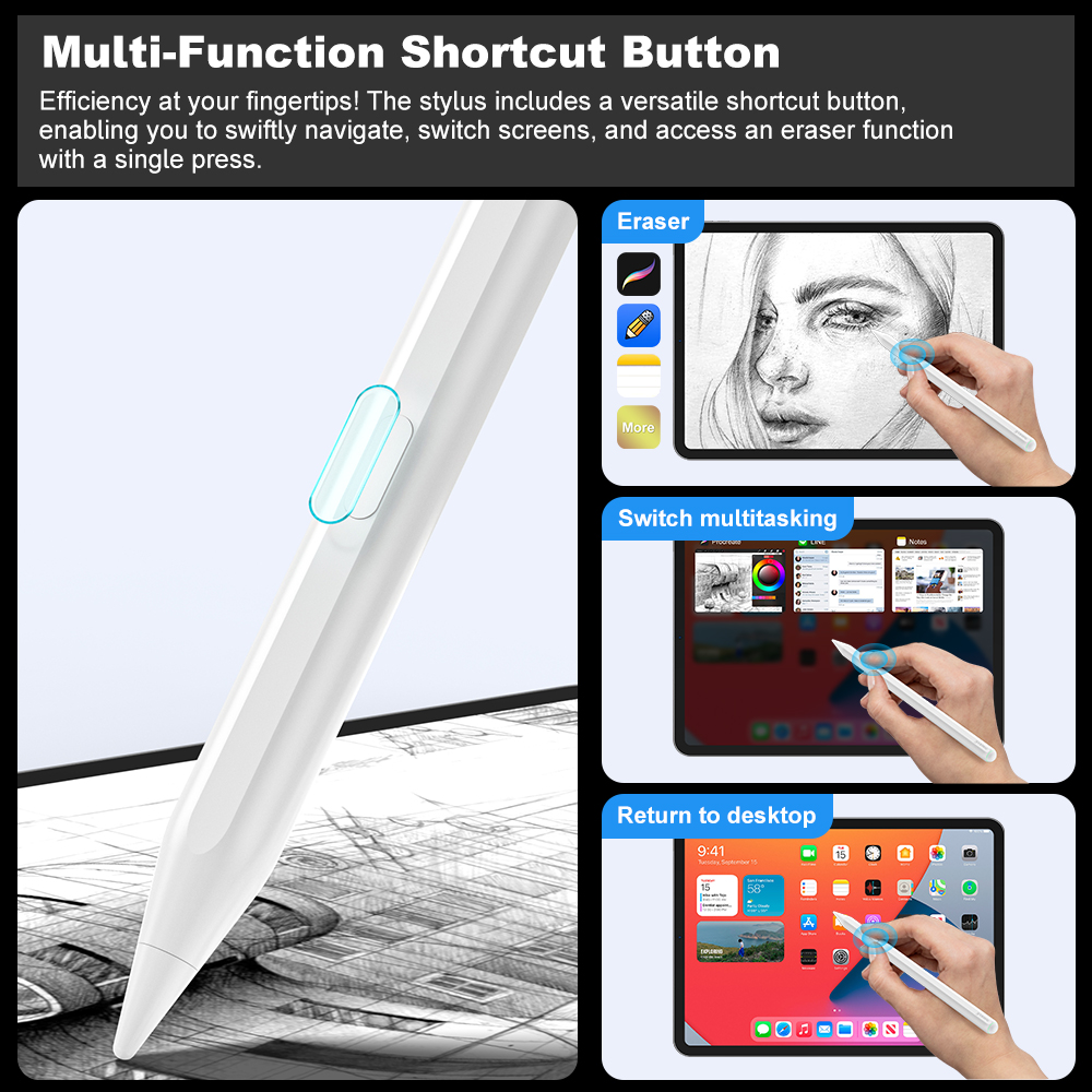 Apple Pencil 2 ワイヤレス充電 iPad 鉛筆 - Tablet Accessories Choice Store のレビューと価格