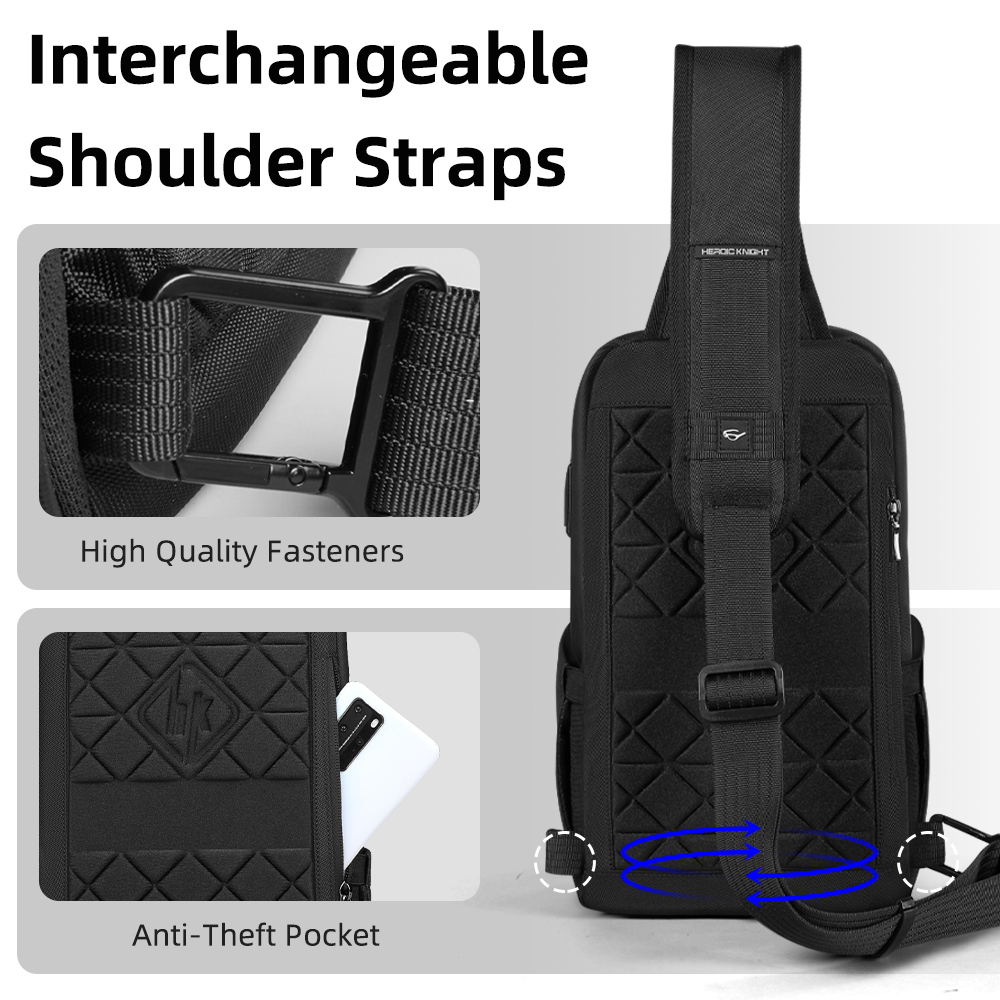 HKビジネスクロスボディバッグ 防水 メンズ ショルダーバッ - Tablet Shoulder Bag のレビューと価格