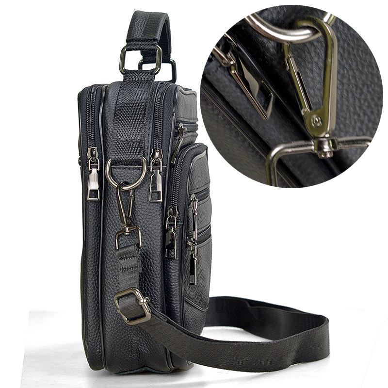 ファッション男性本革ハンドバッグ小さなメンズショルダーバッグ - Tablet Shoulder Bag のレビューと価格