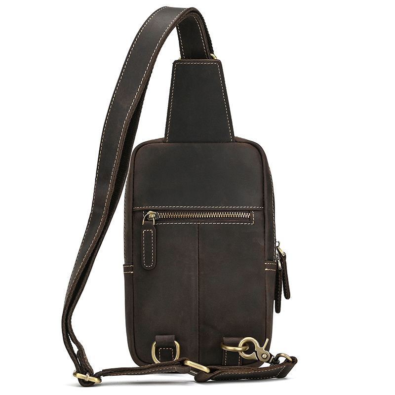 本革メンズチェストバッグ女性ショルダーメッセンジャーバッグ男 - Tablet Shoulder Bag のレビューと価格