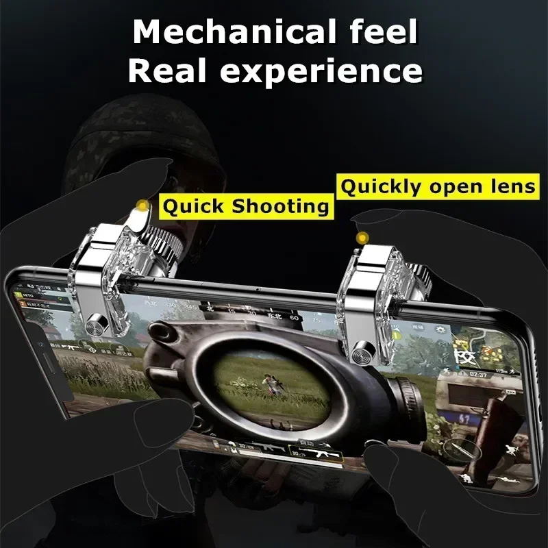 R11 携帯電話 PUBG ゲームトリガー 4 指照準射撃フ - Tablet Gaming Accessories のレビューと価格