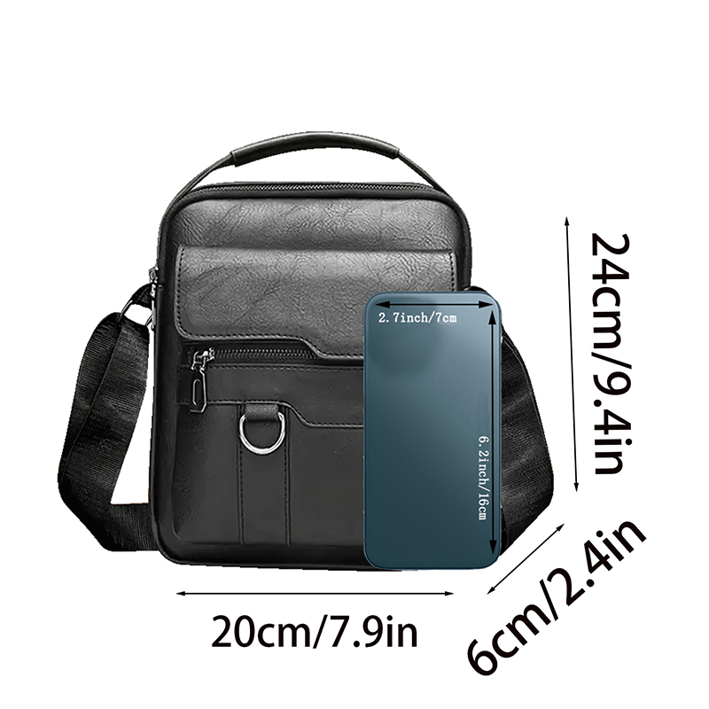 男女兼用ニュートラルスタイルショルダーバッグ、シングルストラ - Tablet Shoulder Bag のレビューと価格