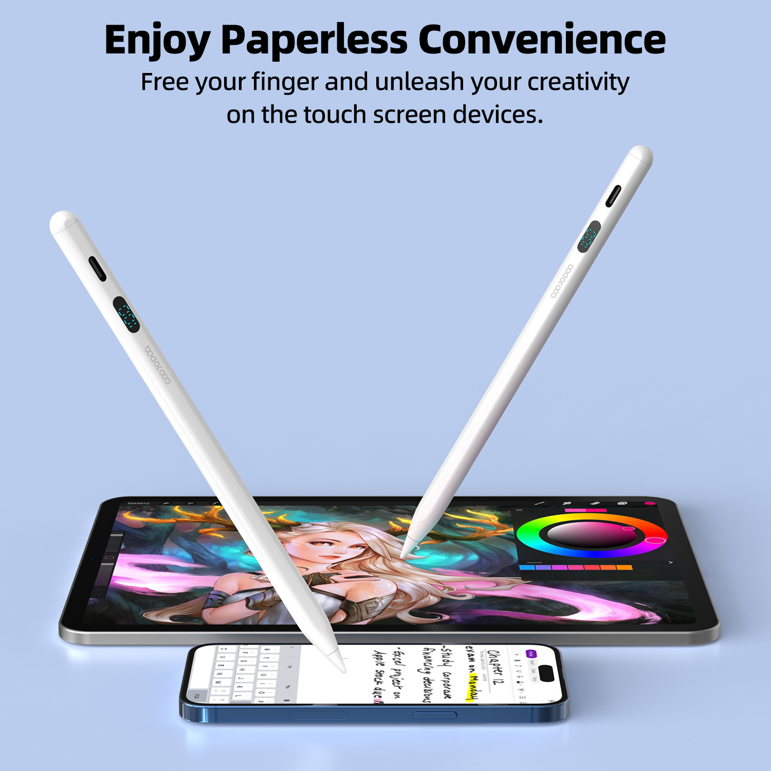 ユニバーサル容量性スタイラススマート Android IOS - Tablet Accessories Choice Store のレビューと価格