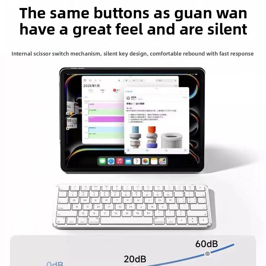 新しいキーボードは、Apple Macタブレットセット、Hu - Tablet Accessories Keyboard のレビューと価格