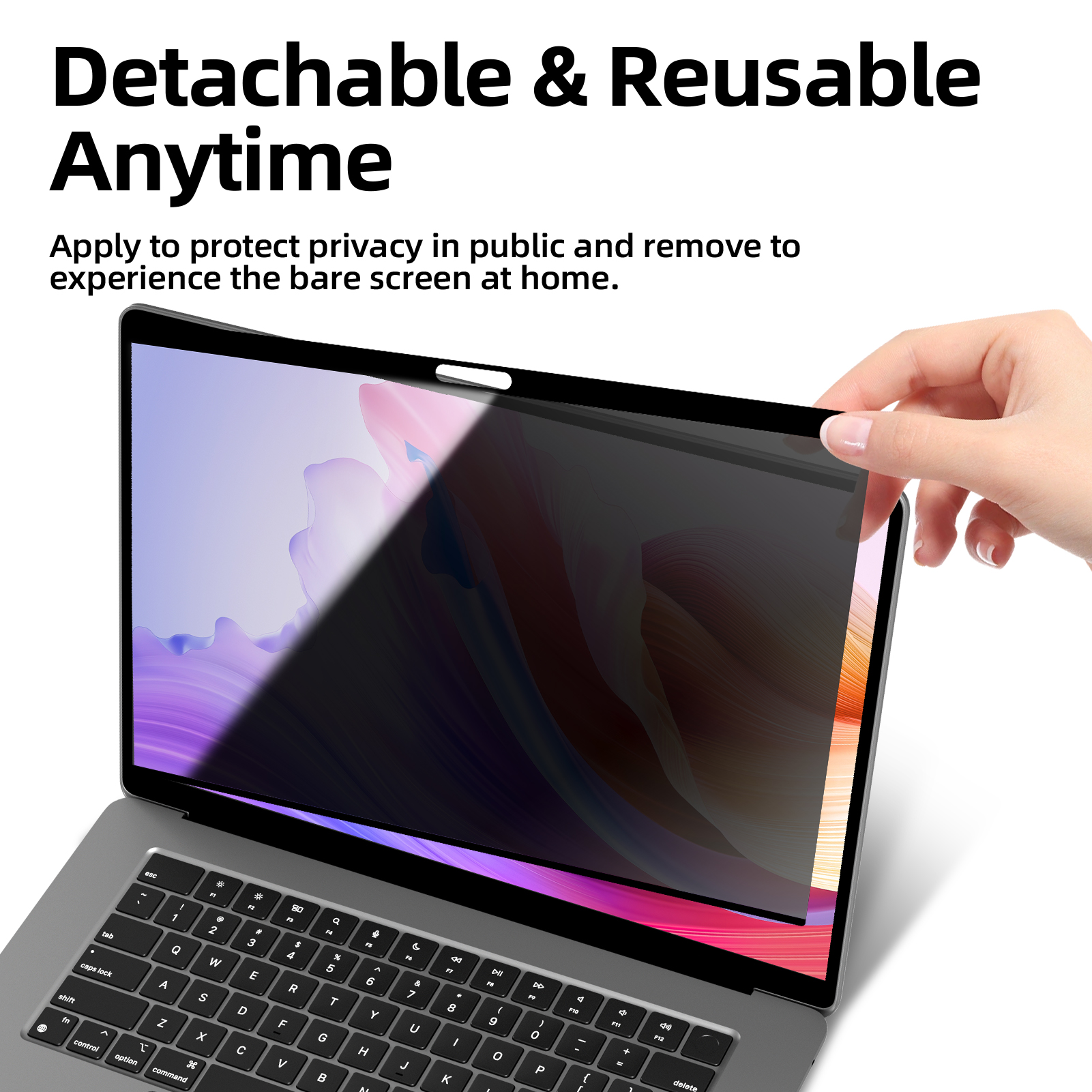 再利用可能なマグネット式覗き見防止プロテクター MacBoo - Tablet Accessories Choice Store のレビューと価格