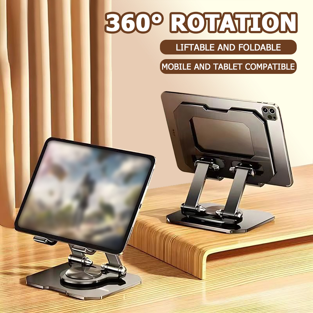 360度回転タブレット電話スタンド調節可能なデスクホルダー折 - Tablet Gaming Accessories のレビューと価格